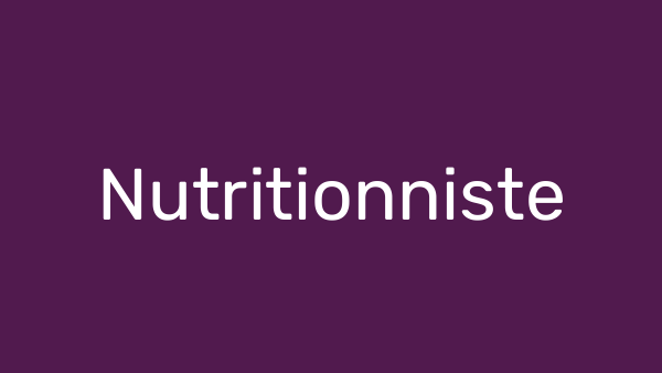 Nutritionniste